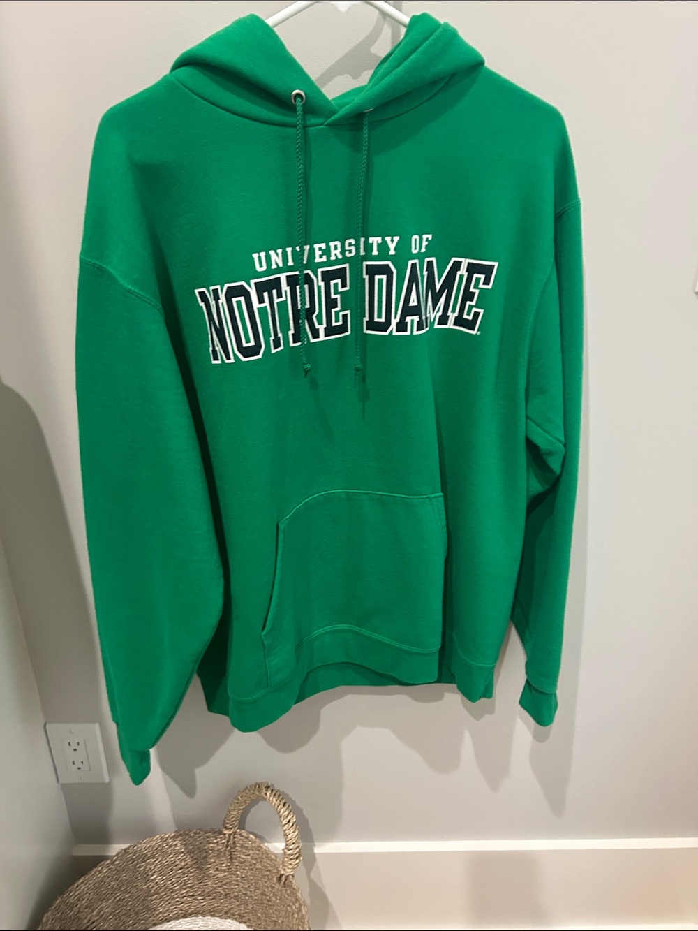 Champion Green Notre Dame Hoodie